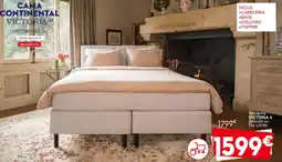 Conforama Box Spring VICTORIA II 160x200 cm. promoção