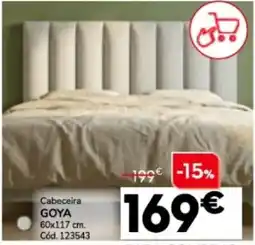 Conforama Cabeceira GOYA 60x117 cm. promoção