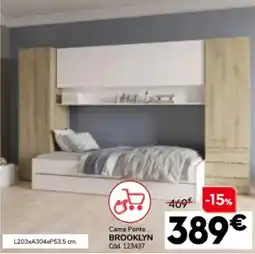 Conforama Cama Ponte BROOKLYN promoção