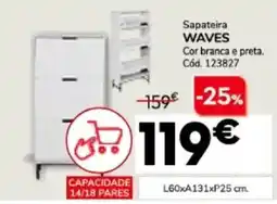 Conforama Sapateira WAVES promoção