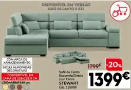Conforama so Esquerdo/Direito com Cama STEWART promoção