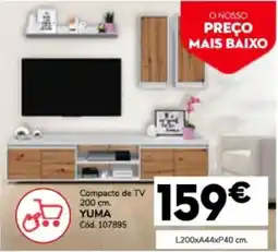 Conforama Compacto de TV 200 cm YUMA promoção