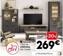 Conforama Móvel de TV 179,2 cm. VERONA promoção