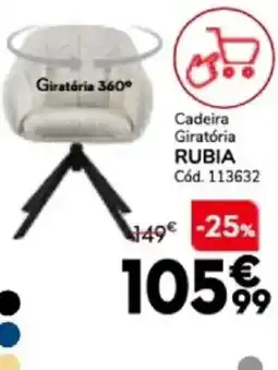Conforama Cadeira Giratória RUBIA promoção