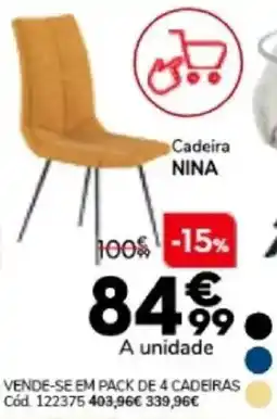 Conforama Cadeira NINA promoção