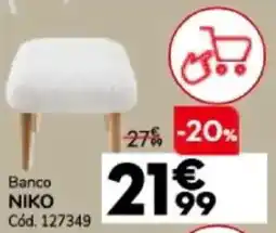 Conforama Banco NIKO promoção