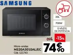 Conforama SAMSUNG Micro-ondas MS20A3010AL/EC promoção