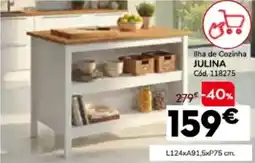 Conforama Ilha de Cozinha JULINA promoção
