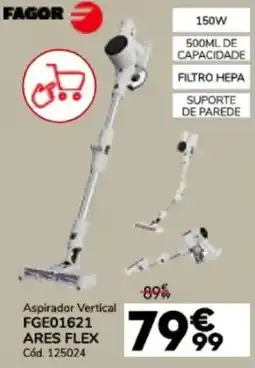 Conforama Aspirador Vertical FGE01621 ARES FLEX promoção