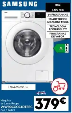 Conforama Máquina de Lavar Roupa WW90CGC04DTEEC promoção