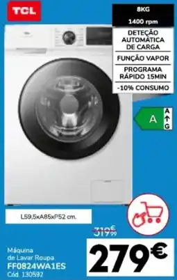 Conforama Máquina de Lavar Roupa FF0824WA1ES promoção
