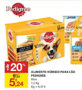 E.Leclerc Alimento Húmido para Cão Pedigree 1,2kg promoção