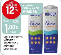 Intermarché Leite especial calcio + vitamina d mimosa promoção