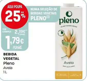 Intermarché Bebida vegetal Pleno Aveia promoção