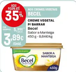 Intermarché Creme vegetal p/ barrar Becel promoção