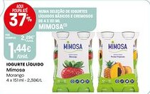 Intermarché Iogurte líquido Mimosa promoção