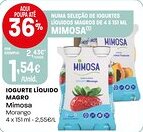 Intermarché Iogurte líquido magro mimosa promoção