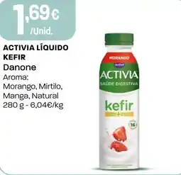 Intermarché Activia líquido kefir Danone promoção