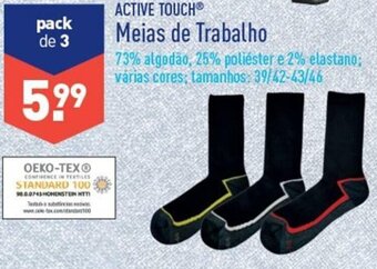 ALDI Active Touch Meias de Trabalho 39/42-43/46 promoção