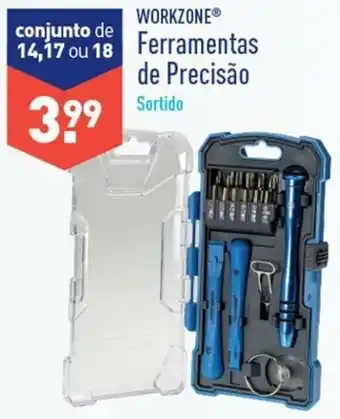 ALDI Workzone Ferramentas de Precisão promoção