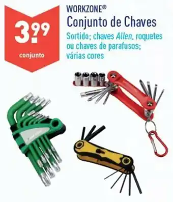 ALDI Workzone Conjunto de Chaves promoção