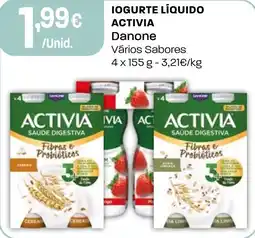 Intermarché Iogurte líquido activia danone promoção