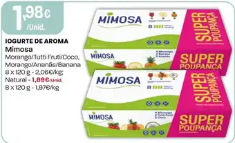 Intermarché Iogurte de aroma Mimosa promoção