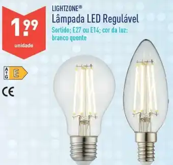 ALDI Lightzone Lâmpada LED Regulável promoção