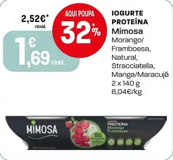 Intermarché Iogurte proteína mimosa promoção