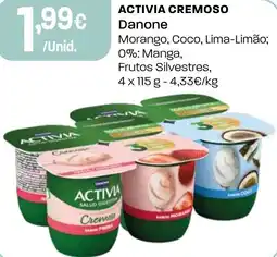 Intermarché Activia cremoso Danone promoção