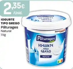 Intermarché Iogurte tipo grego pāturages natural promoção