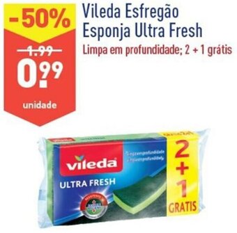 ALDI Vileda Esfregão Esponja Ultra Fresh promoção