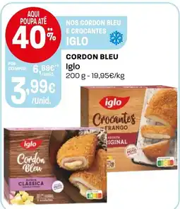 Intermarché Cordon bleu Iglo promoção