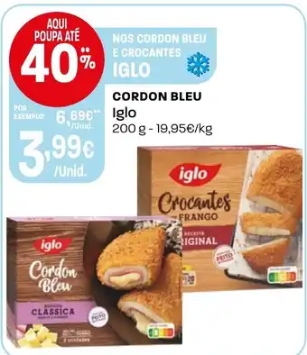 Intermarché Cordon bleu Iglo promoção
