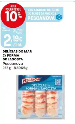 Intermarché Delícias do mar c/ forma de lagosta pescanova promoção