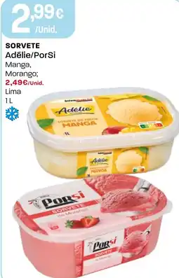 Intermarché Sorvete adélie/porsi promoção