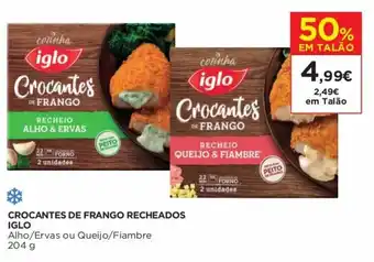El Corte Inglés Crocantes de Frango Recheados Iglo 204g promoção