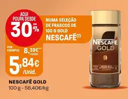 Intermarché Nescafé gold promoção