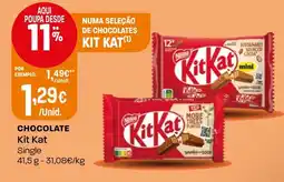 Intermarché Chocolate Kit Kat promoção
