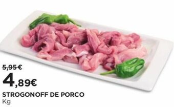 El Corte Inglés Strogonoff de Porco promoção