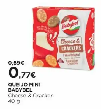 El Corte Inglés Queijo Mini Cheese & Cracker Babybel 40g promoção