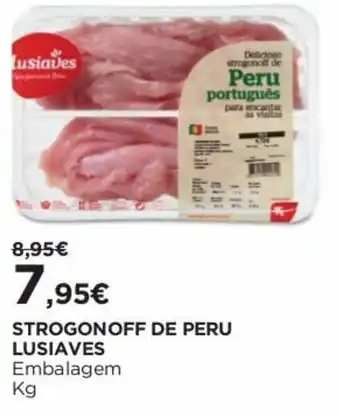 El Corte Inglés Strogonoff de Peru Lusiaves promoção