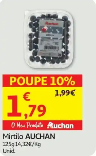 Auchan Mirtilo AUCHAN promoção