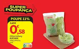 Auchan Alface Iceberg AUCHAN promoção