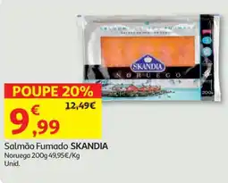 Auchan Salmão Fumado SKANDIA Noruega promoção