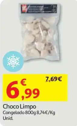 Auchan Choco Limpo Congelado 800g promoção