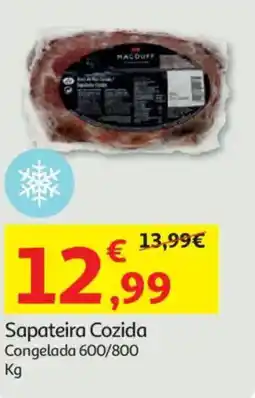 Auchan Sapateira Cozida Congelada 600/800 promoção