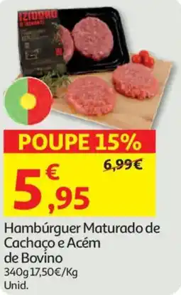 Auchan Hambúrguer Maturado de Cachaço e Acém de Bovino promoção