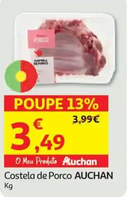 Auchan Costela de Porco AUCHAN promoção