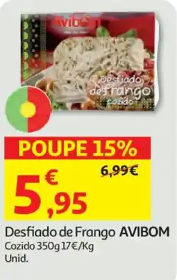 Auchan Desfiado de Frango AVIBOM promoção